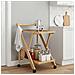Carrello da Cucina con Ruote Marrone Chiaro 65 x 40,5 x 76,5 cm - Foto miniatura 2