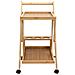 Carrello da Cucina con Ruote Marrone Chiaro 65 x 40,5 x 76,5 cm - Foto miniatura 6