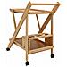 Carrello da Cucina con Ruote Marrone Chiaro 65 x 40,5 x 76,5 cm - Foto miniatura 8