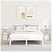 Comodino 2 pcs Bianco 30,5 x 27 x 59,5 cm Legno multistrato - Foto miniatura 2