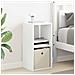 Comodino 2 pcs Bianco 30,5 x 27 x 59,5 cm Legno multistrato - Foto miniatura 4