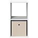 Comodino 2 pcs Bianco 30,5 x 27 x 59,5 cm Legno multistrato - Foto miniatura 6