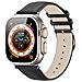 Cinturino Orologio per Apple Watch - Pelle, Nero - Foto miniatura 4