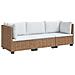 3 pz Set Lounge in Rattan con Cuscini GENDT Rattan naturale - Foto miniatura 1