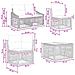 Set Divano da Giardino 7 pz Grigio polyrattan - Foto miniatura 8