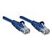 ICOC CCA5U-100-BL - Cavo di rete Patch CCA Cat. 5e Blu UTP 10 mt - Foto miniatura 4