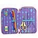 Astuccio Completo 3 Zip Frozen Elsa Anna Accessoriato Bambine Scuola - Foto miniatura 3