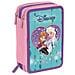 Astuccio Completo 3 Zip Frozen Elsa Anna Accessoriato Bambine Scuola - Foto miniatura 4