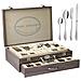 Pradel Eccellenza D 570-48 Posate-set, 48 Teiliges Set Valigetta, 37,5 X 28,5 X 11 Cm - Foto miniatura 1