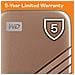 WD 500GB My Passport SSD portatile con tecnologia NVMe, USB-C, fino a 1.050 MB / s in lettura, fino a 1000MB / s in scrittura, Oro - Foto miniatura 2