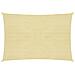 Vela Parasole 160 G / m Beige 5x7 M In Hdpe - Foto miniatura 3