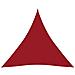 Parasole a Vela Oxford Triangolare 3,6x3,6x3,6 m Rosso - Foto miniatura 1