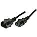 5.0m C13 - C14, Maschio / femmina, C14 coupler, C13 coupler, Nichel, Nero - Foto miniatura 1