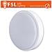 Plafoniera Led Rotonda Bianca 15w 3000k 180*55 Ip54 - Foto miniatura 1