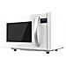 1359 Forno A Microonde 23 Litri 800 Watt Acciaio Inossidabile Bianco - Foto miniatura 1