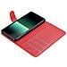 Custodia Compatibile Con Sony Xperia 10 Ii (2. Version) In Rosso Carminio - Coperchio Protettiva Con Chiusura Magnetica, Funzione Stand E Tasca Per Le Carte - Foto miniatura 7