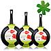 Wecook Ecogreen Set 3 Padelle 18-20-24 Cm Alluminio Forgiato, Induzione, Pfoa Antiaderente  Nero - Foto miniatura 1
