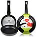 Wecook Ecogreen Set 3 Padelle 18-20-24 Cm Alluminio Forgiato, Induzione, Pfoa Antiaderente  Nero - Foto miniatura 3