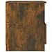 Comodino Rovere Fumo 40x40x50 Cm In Legno Multistrato - Foto miniatura 3