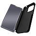 Custodia Clear View Per Xiaomi Redmi 12c Funzione Supporto Video Nera - Foto miniatura 2