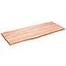 Piano Tavolo Marrone Chiaro 100x40x2cm Rovere Massello Trattato - Foto miniatura 2