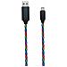 797147 Cavo Usb 1 M Usb B Lightning Multicolore - Foto miniatura 1