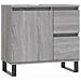 Armadietto Bagno Grigio Sonoma 65x33x60 Cm In Legno Multistrato - Foto miniatura 1