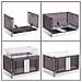 Set 3 Scatole Contenitori Stoccaggio Portaoggetti Organizer Pieghevole 3 X 45 L - Foto miniatura 2