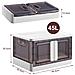 Set 3 Scatole Contenitori Stoccaggio Portaoggetti Organizer Pieghevole 3 X 45 L - Foto miniatura 4