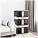 Set 3 Scatole Contenitori Stoccaggio Portaoggetti Organizer Pieghevole 3 X 45 L - Foto miniatura 5