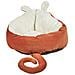 Cuccia Per Animali Velluto Arancione 50 X 45 Cm Hassa - Foto miniatura 3