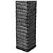 Vaso Per Piante Rialzato Caragana Rattan Sintetico 77 Cm Nero - Foto miniatura 5