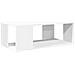 Tavolino Da Salotto Bianco 89,5x48x30 Cm In Legno Multistrato - Foto miniatura 2