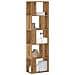 Libreria 5 Piani Rovere Artigianale 45x23,5x162,5cm Multistrato - Foto miniatura 1