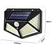 Faro Led Con Pannello Solare Sensore Rileva Movimento Faretto Ricaricabile Ip65 - Foto miniatura 4