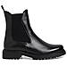 Black Casual Closed Booties Stivaletti Pelle Scarpe Donna Nero Eu 37, 1-25427-41 001 - Foto miniatura 2