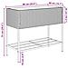 Fioriere da Giardino con Ripiani 2pz Nere 90x40x75cm Polyrattan - Foto miniatura 4