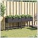 Fioriere da Giardino con Ripiani 2pz Nere 90x40x75cm Polyrattan - Foto miniatura 9