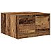 Tavolino da Salotto con Cassetti Legno Antico 70,5x70x40 cm - Foto miniatura 4