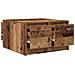 Tavolino da Salotto con Cassetti Legno Antico 70,5x70x40 cm - Foto miniatura 7