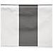 Tessuto Per Tende Da Sole Saule 2,95 × 2,5 M - Tessuto A Righe Bianco /grigio - Foto miniatura 2