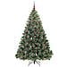 Albero di Natale artificiale con 300 LED Verde 180 cm PE e PVC - Foto miniatura 4