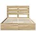 Letto con Contenitore con testiera Rovere Sonoma 160 x 200 cm - Foto miniatura 8