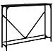 Tavolo consolle Rovere Nero 102 x 23 x 75 cm Legno multistrato - Foto miniatura 1