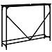Tavolo consolle Rovere Nero 102 x 23 x 75 cm Legno multistrato - Foto miniatura 7