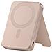 Powerbank Magnetico 10000mah Compatibile Qi2 15w Modello Onthego Con Supporto, Rosa - Foto miniatura 1