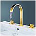 Rubinetto per lavabo da bagno, Blackswan, tipo M60, modello oro, misura 24 cm - Foto miniatura 3