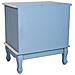 Comodino In Legno Blu 50x36x56,5 - Foto miniatura 6
