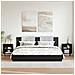 Armadietto per letto 2 pcs Rovere Nero 40 x 30 x 50 cm - Foto miniatura 4