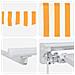 Cornice per Tenda Manuale con LED Giallo e Bianco 3,5 x 2 m - Foto miniatura 7